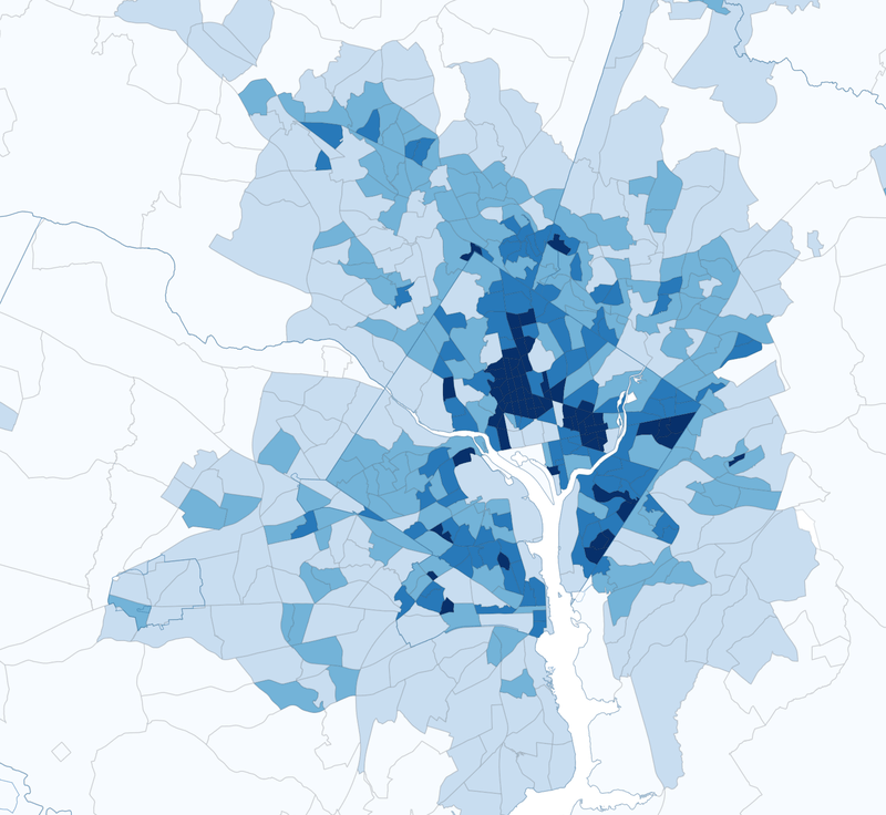 Population Density DC METRO DEVELOPMENT