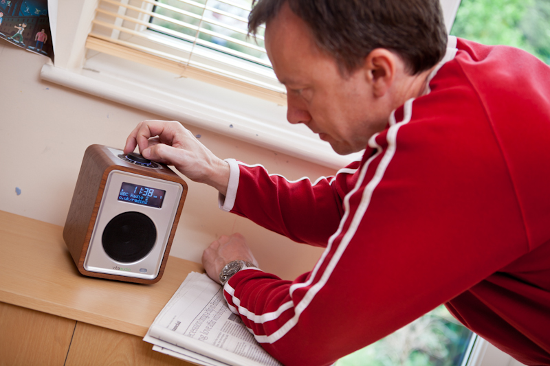 Man listening to digital radio DCMS blog