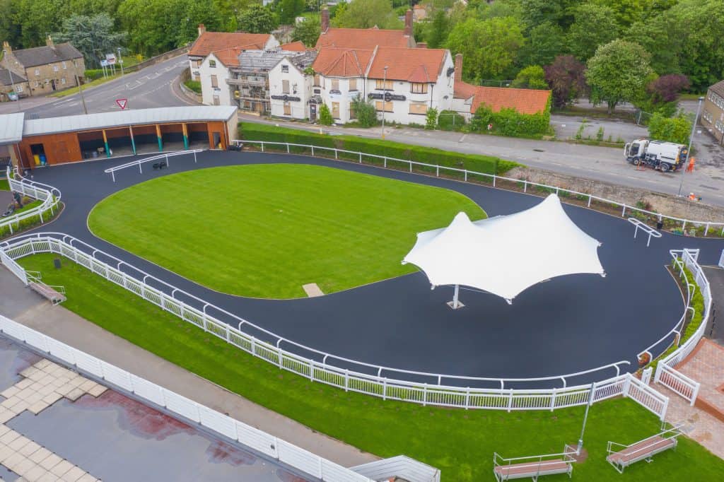 Catterick Racecourse Surfacing Project by DCM Surfaces