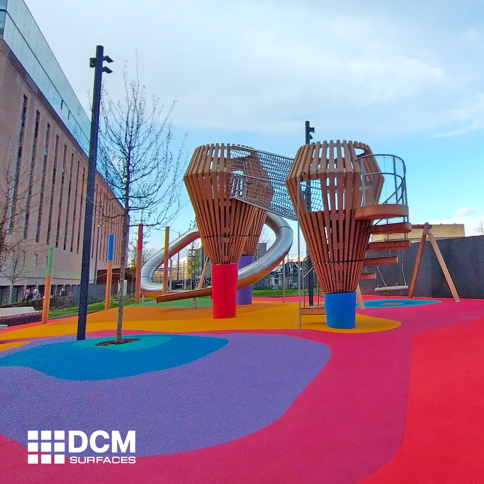 Prospect Park Playground Surfacing Project by DCM Surfaces