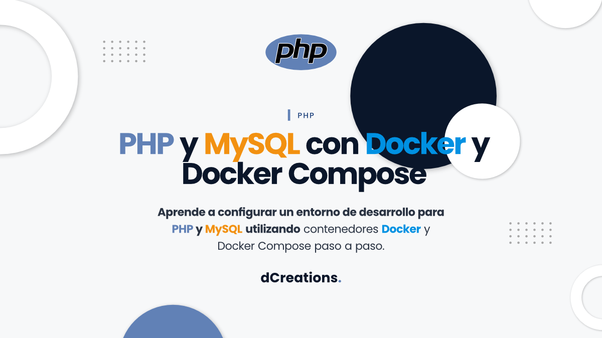 PHP y MySQL con Docker y Docker Compose dCreations