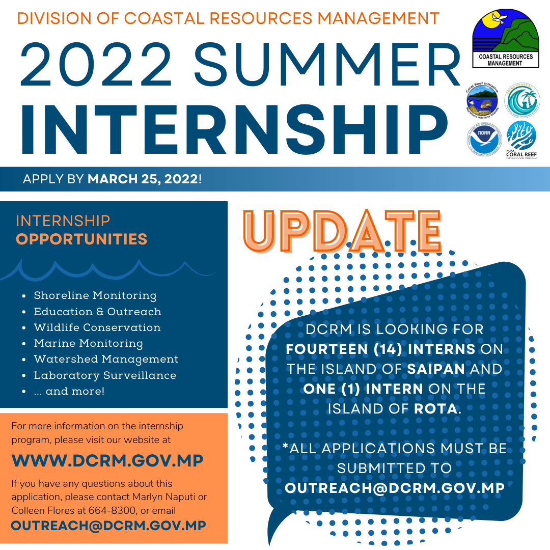 Summer 2023 Internships Bay Area Summer Internship Program - Division Of Coastal Resources Management