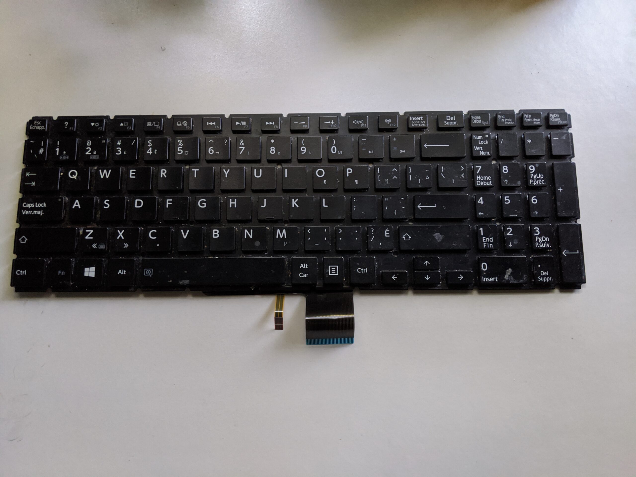 Toshiba Satellite S50B Series English Backlit Keyboard Drews