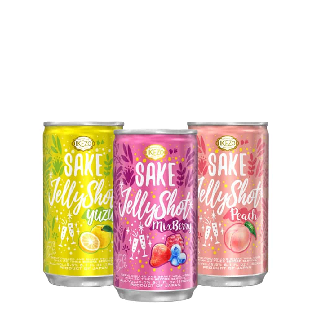 Ikezo Sparkling Jelly Shot (Peach, Berry & Yuzu) DC SAKE CO