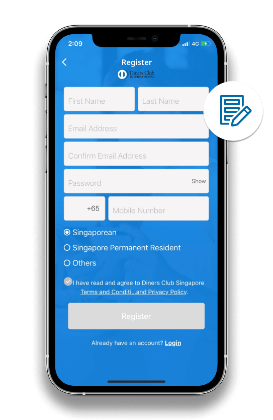 Diners SG Pay App DCS Card Centre, formerly Diners Club Singapore