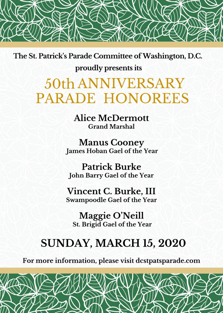 St Patricks Day 2023 Dc St. Patrick's Parade Of Washington, D.c.