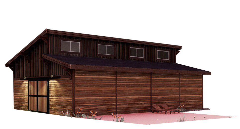 Brightwood Clerestory Barn Kit 48' DC Structures