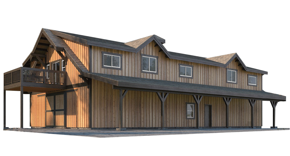 Oakridge Apartment Barn Kit 72' Barn Home Kit DC Structures