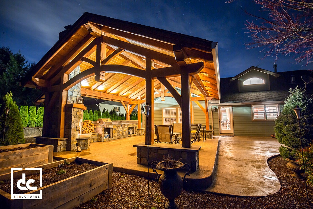 Timber Frame Pavilion Kits Outdoor Living DC Structures
