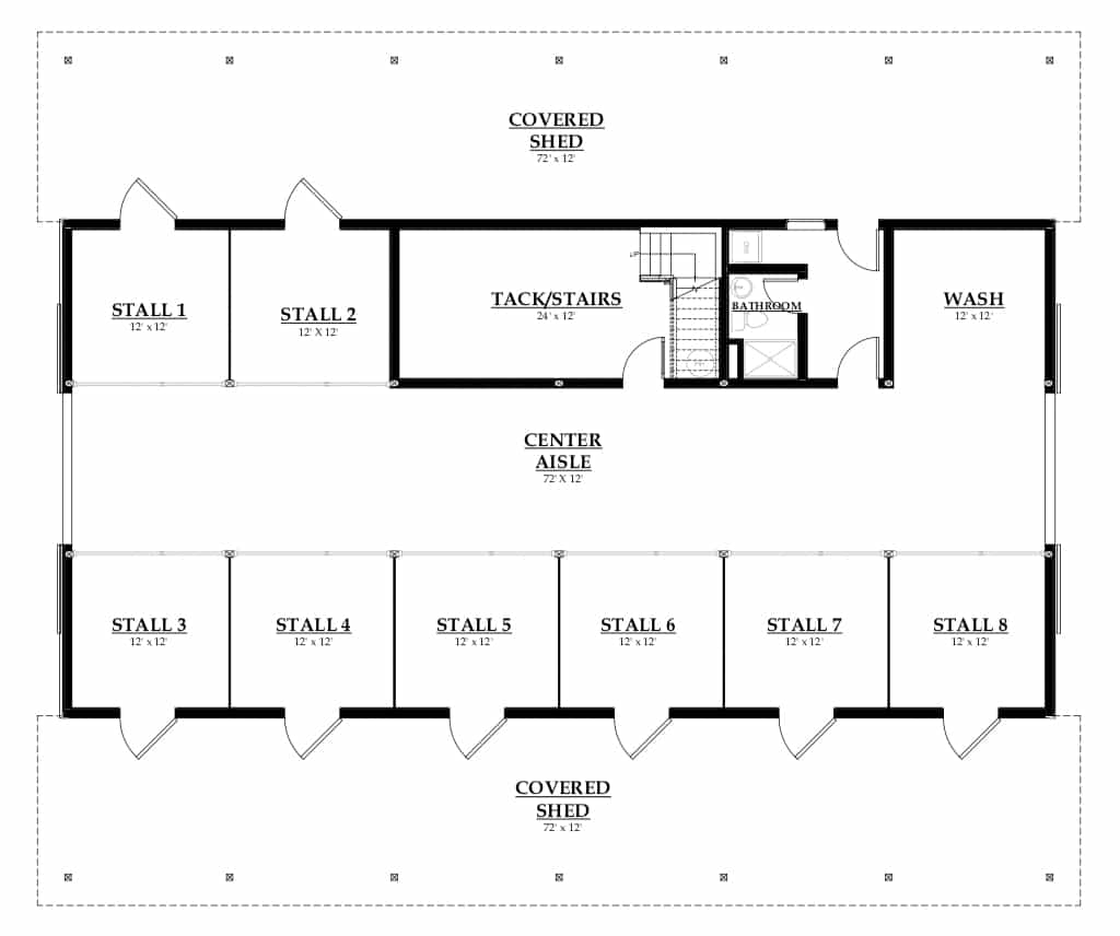 North Carolina Horse Barn Kit DC Structures