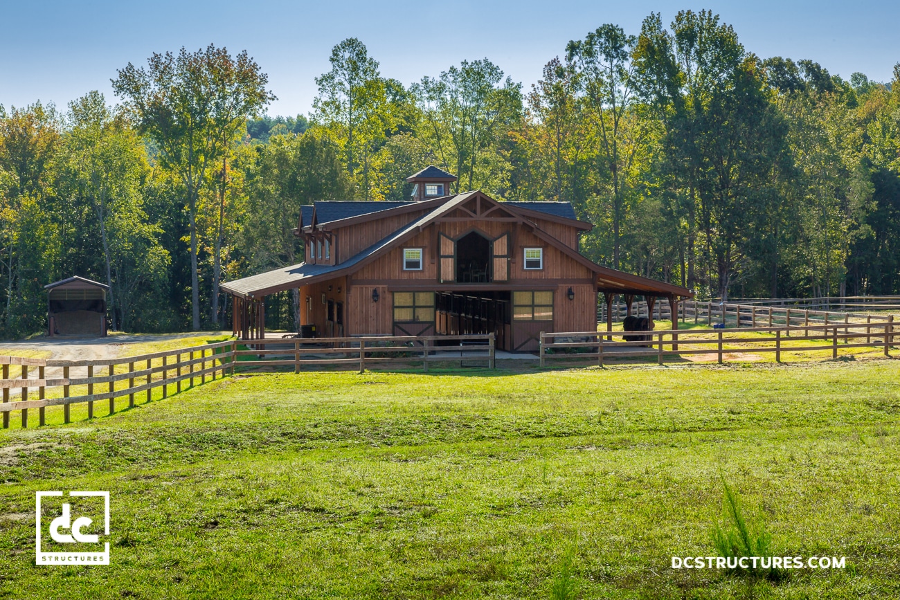 North Carolina Horse Barn Kit DC Structures