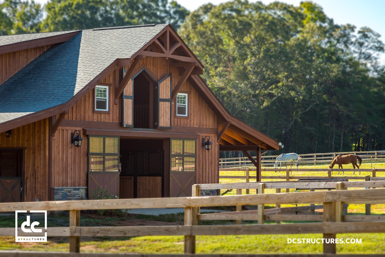 North Carolina Horse Barn Kit DC Structures