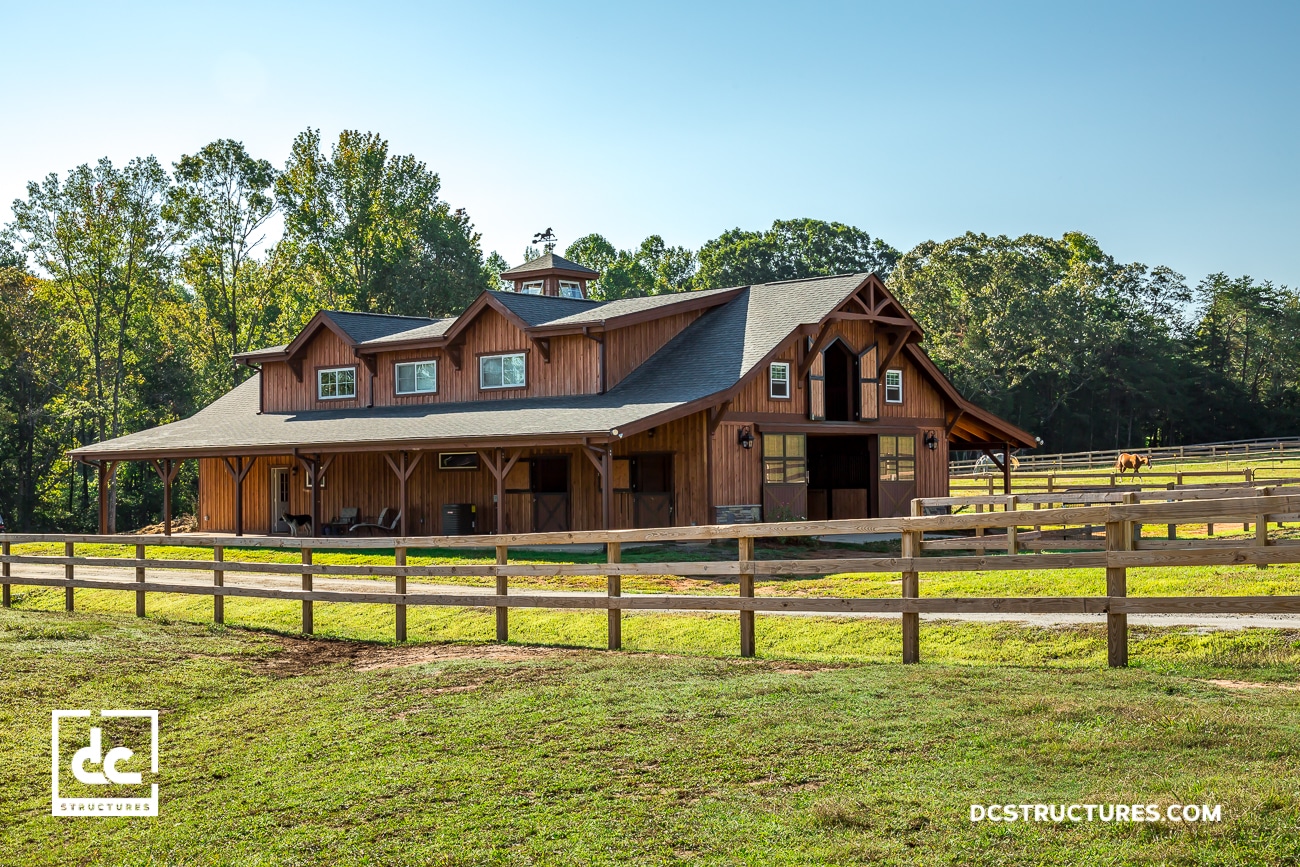 North Carolina Horse Barn Kit DC Structures