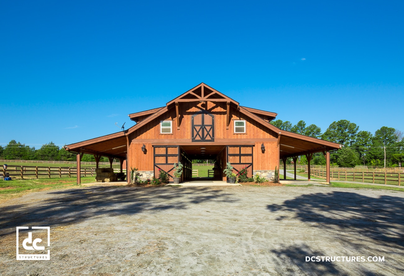 North Carolina Horse Barn Kit DC Structures