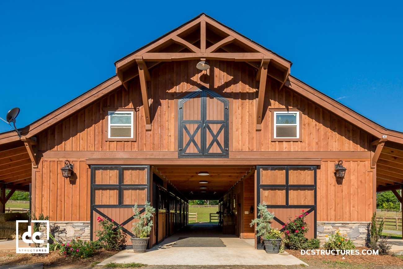 North Carolina Horse Barn Kit DC Structures