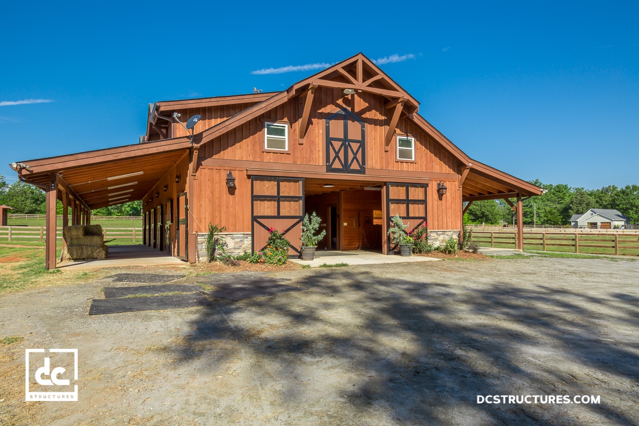 North Carolina Horse Barn Kit DC Structures