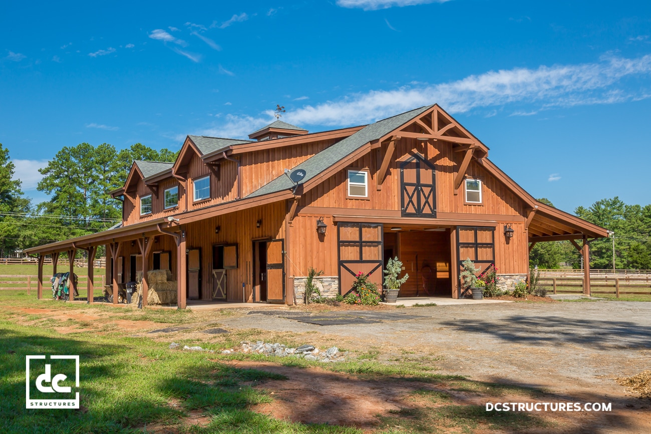 North Carolina Horse Barn Kit DC Structures