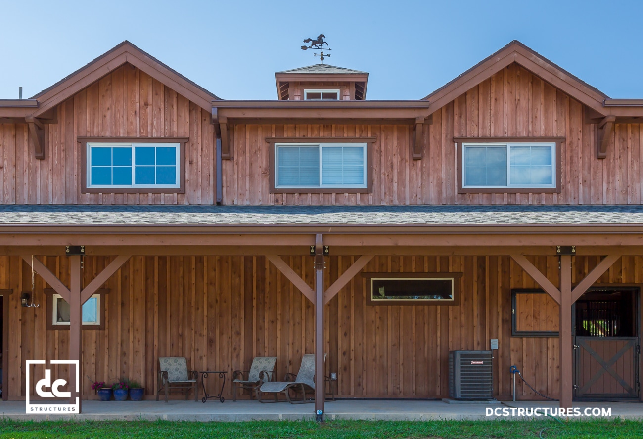 North Carolina Horse Barn Kit DC Structures