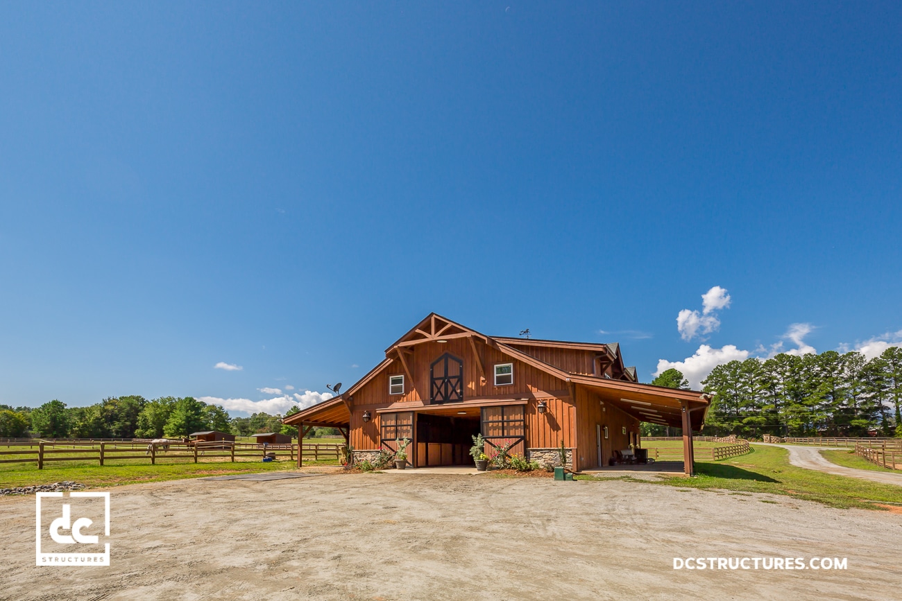 North Carolina Horse Barn Kit DC Structures