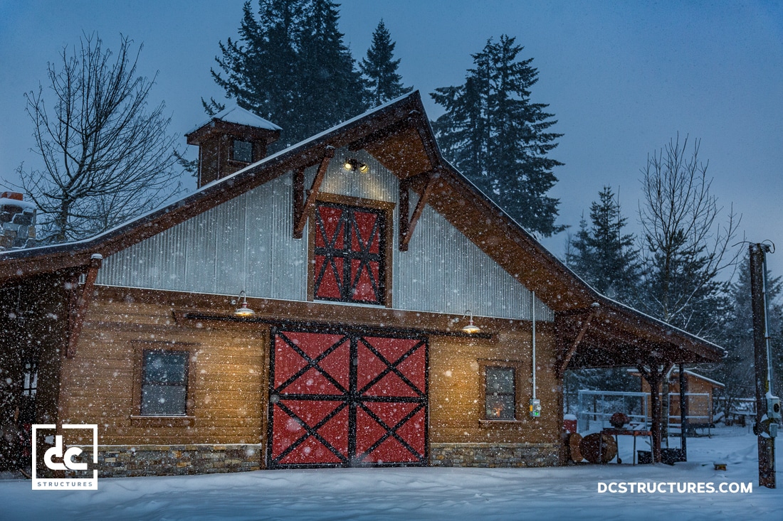Oregon Gable Barn Kit DC Structures