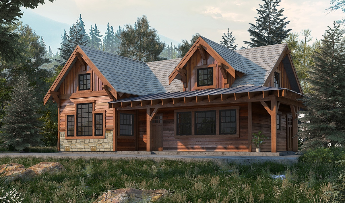 Post And Beam Cabin Kit The Best Picture Of Beam