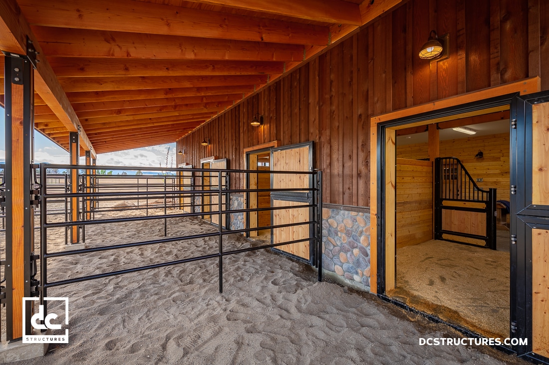 Bend, Oregon Horse Barn Kit DC Structures