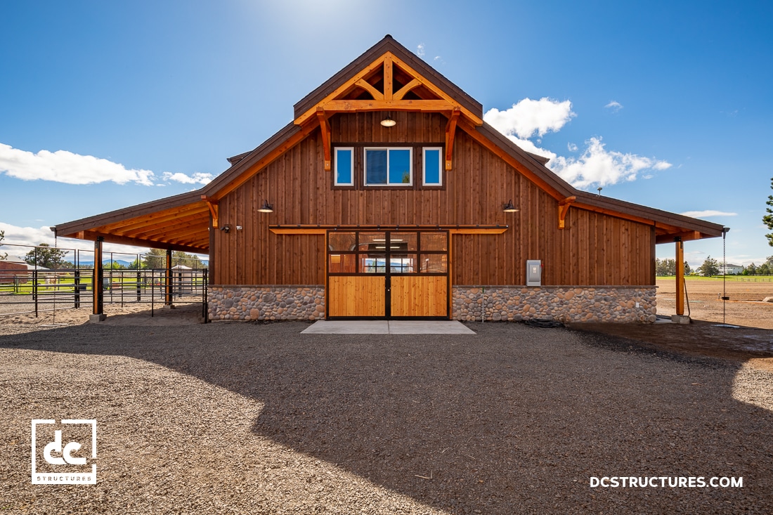 Bend, Oregon Horse Barn Kit DC Structures