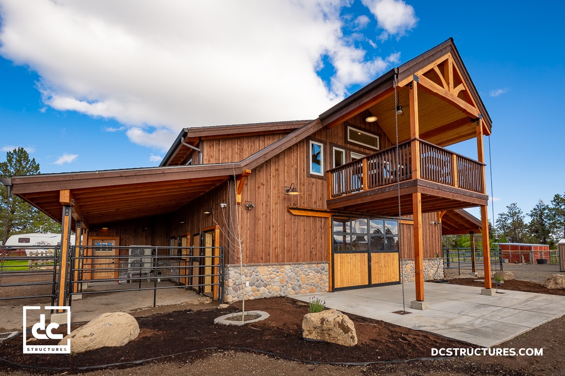 Bend, Oregon Horse Barn Kit DC Structures