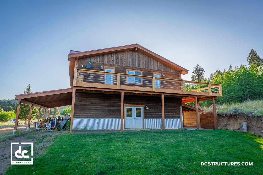 Boulder, Montana Barn Home Kit DC Structures