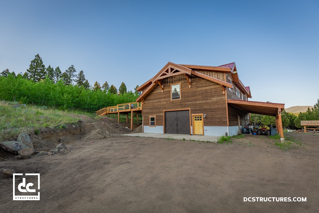 Boulder, Montana Barn Home Kit DC Structures