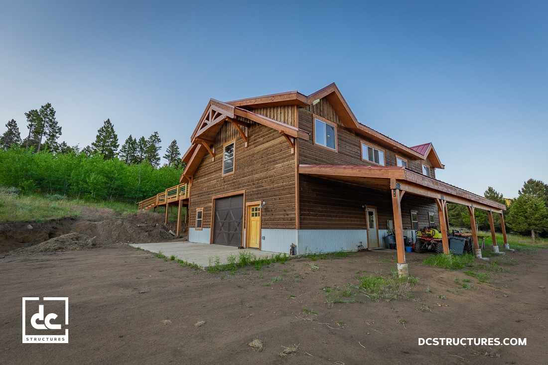 Boulder, Montana Barn Home Kit DC Structures