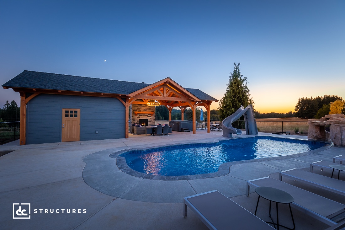 Oregon Custom Pavilion & Pool House DC Structures