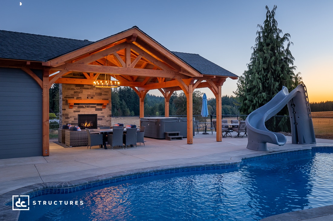 Oregon Custom Pavilion & Pool House DC Structures