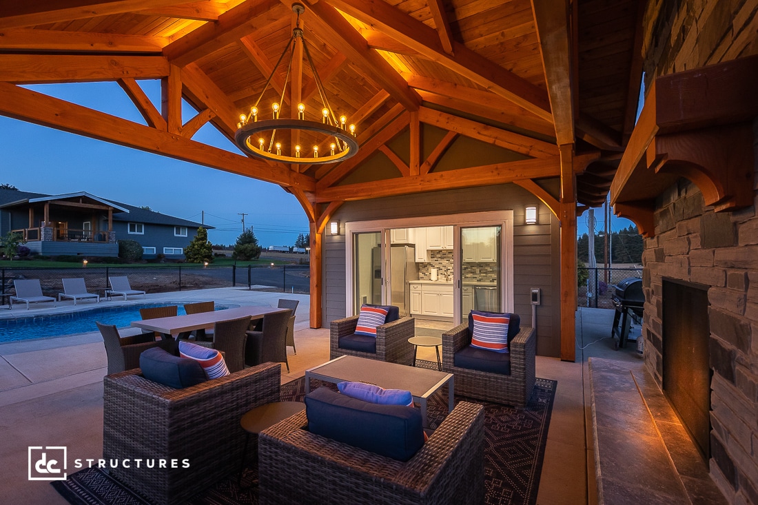 Oregon Custom Pavilion & Pool House DC Structures