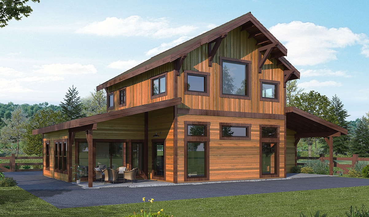 Post And Beam Cabin Kit The Best Picture Of Beam