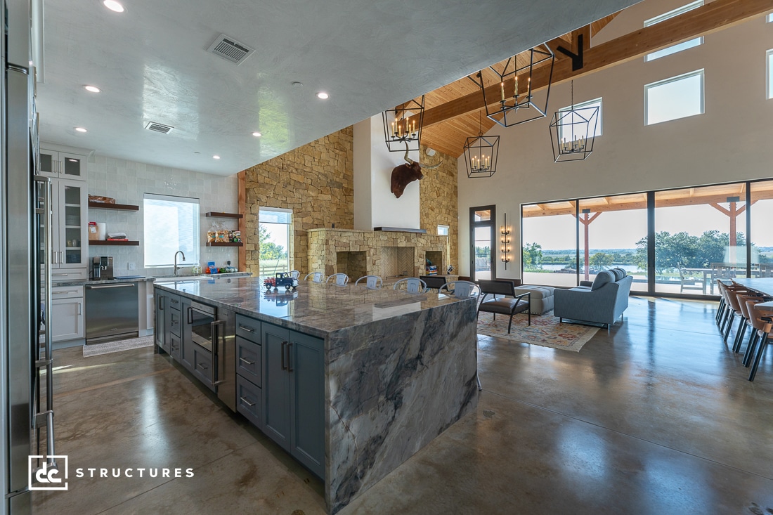 Texas Custom Home & Car Barn DC Structures