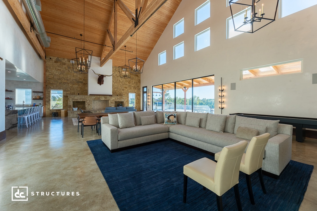 Texas Custom Home & Car Barn DC Structures