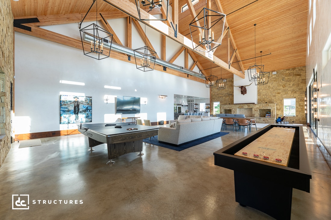 Texas Custom Home & Car Barn DC Structures