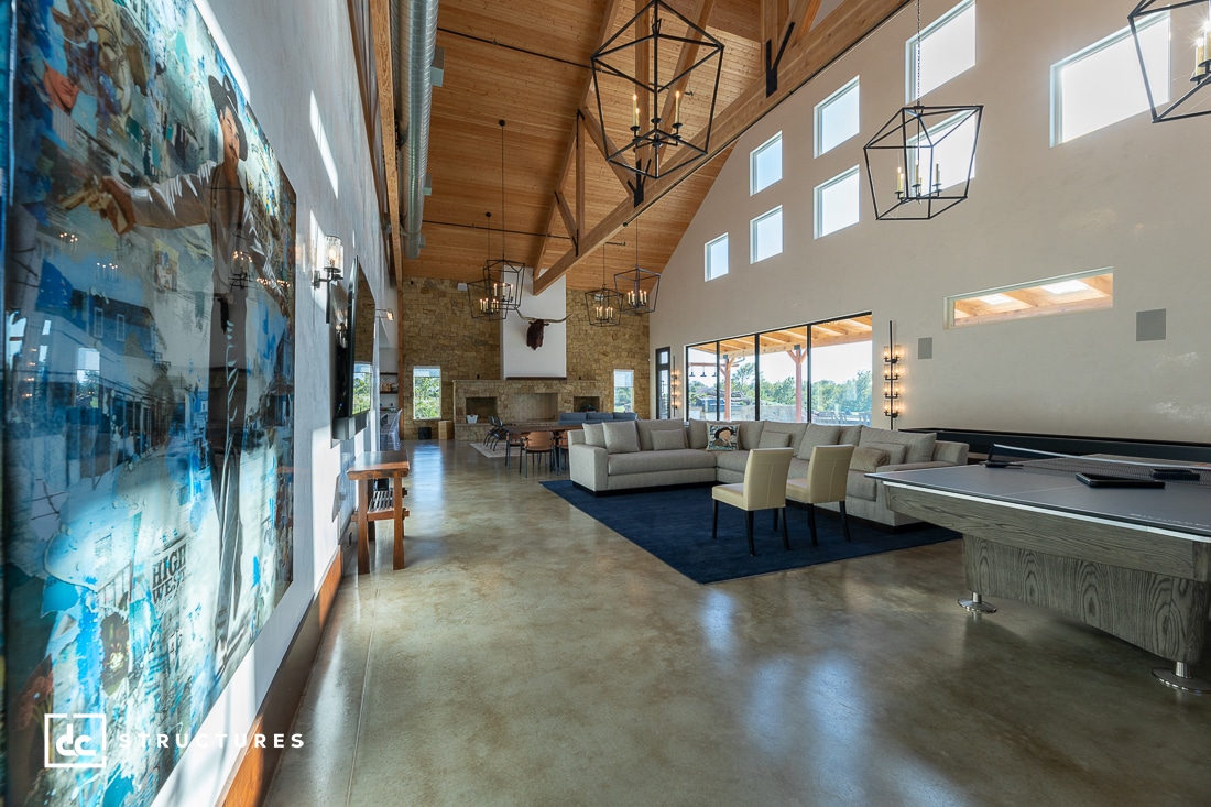 Texas Custom Home & Car Barn DC Structures