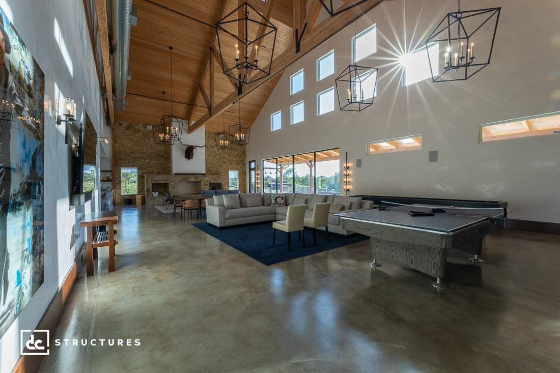 Texas Custom Home & Car Barn DC Structures