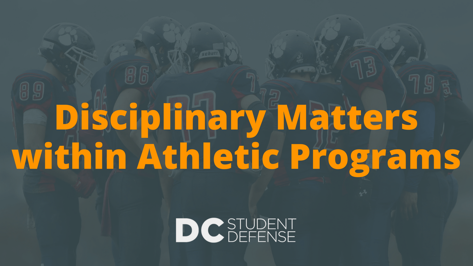 Disciplinary Matters within Athletic Programs DC Student Defense