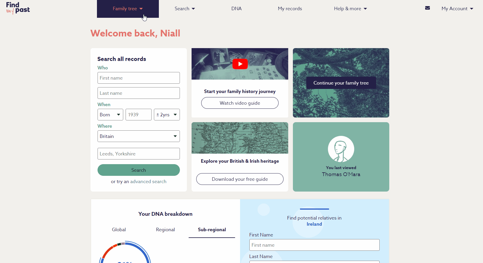 How do I change the name of my family tree? Help and FAQs