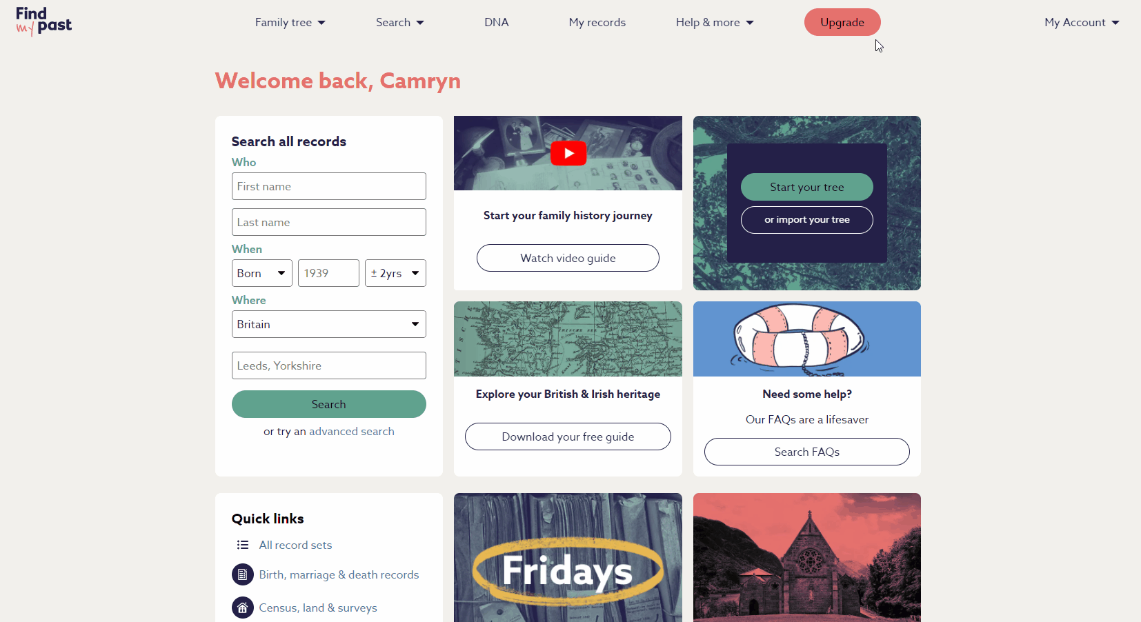 Can I upgrade or downgrade my Findmypast subscription? Findmypast Help
