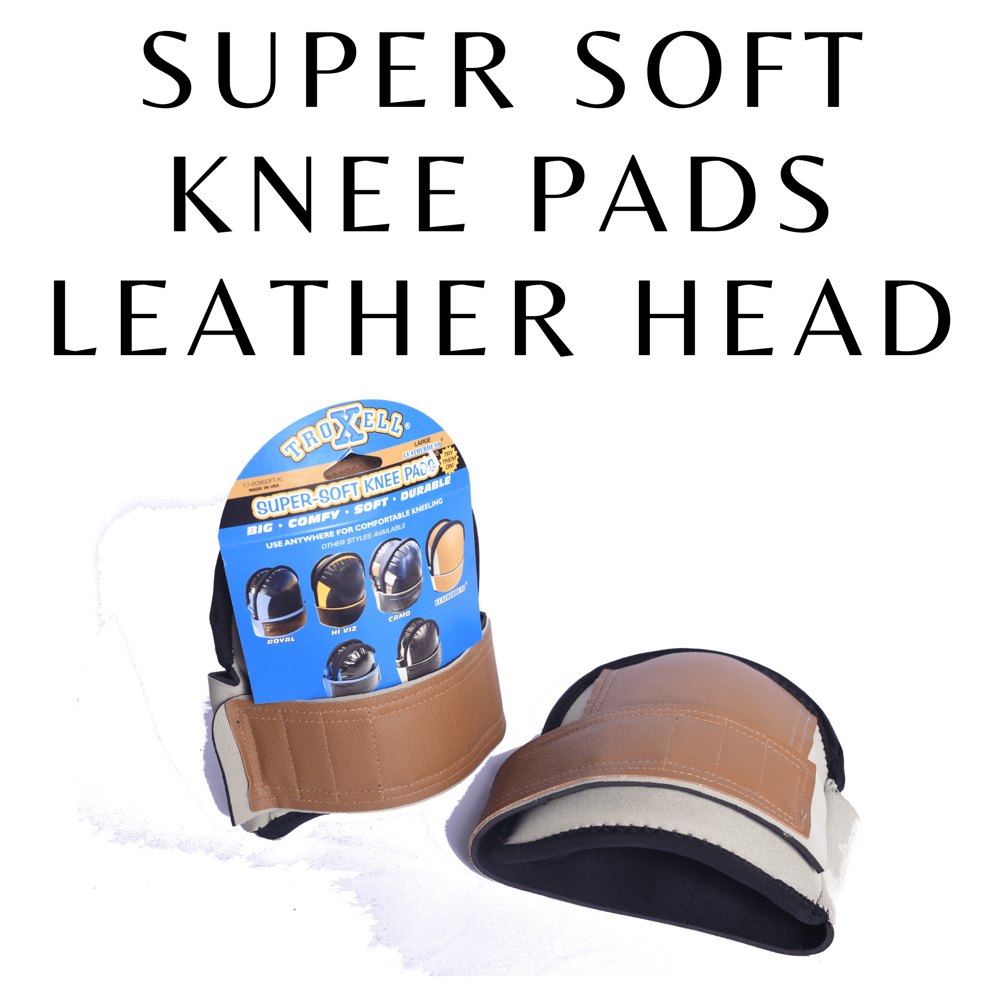 SUPER SOFT KNEE PADS LEATHER HEAD DCU