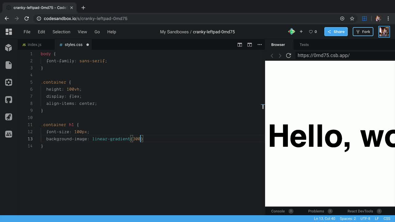 Hướng dẫn sử dụng thuộc tính background image text css Cho hiệu ứng chữ