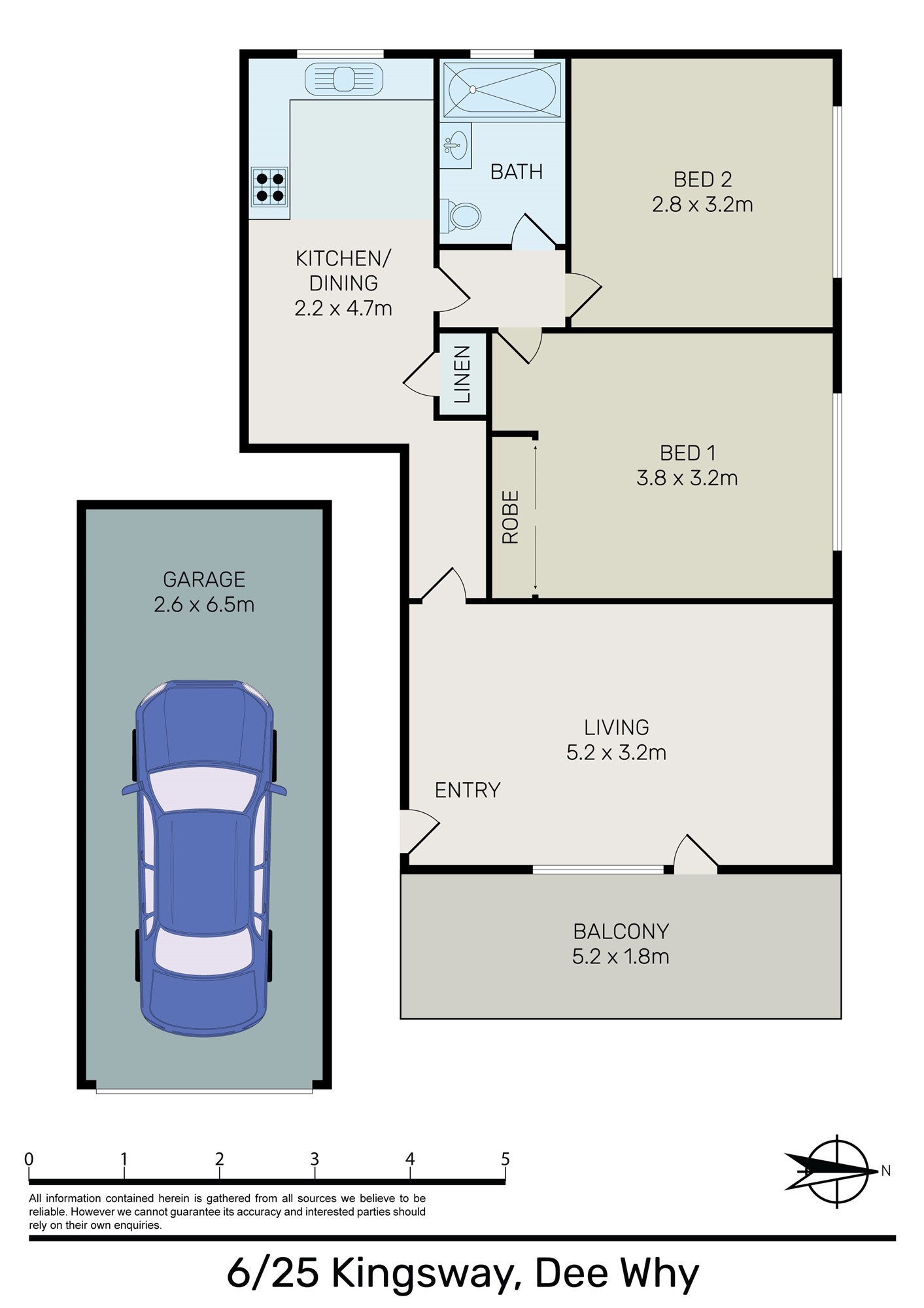 For Sale DEE WHY Stunning Full Brick Apartment with Single LockUp