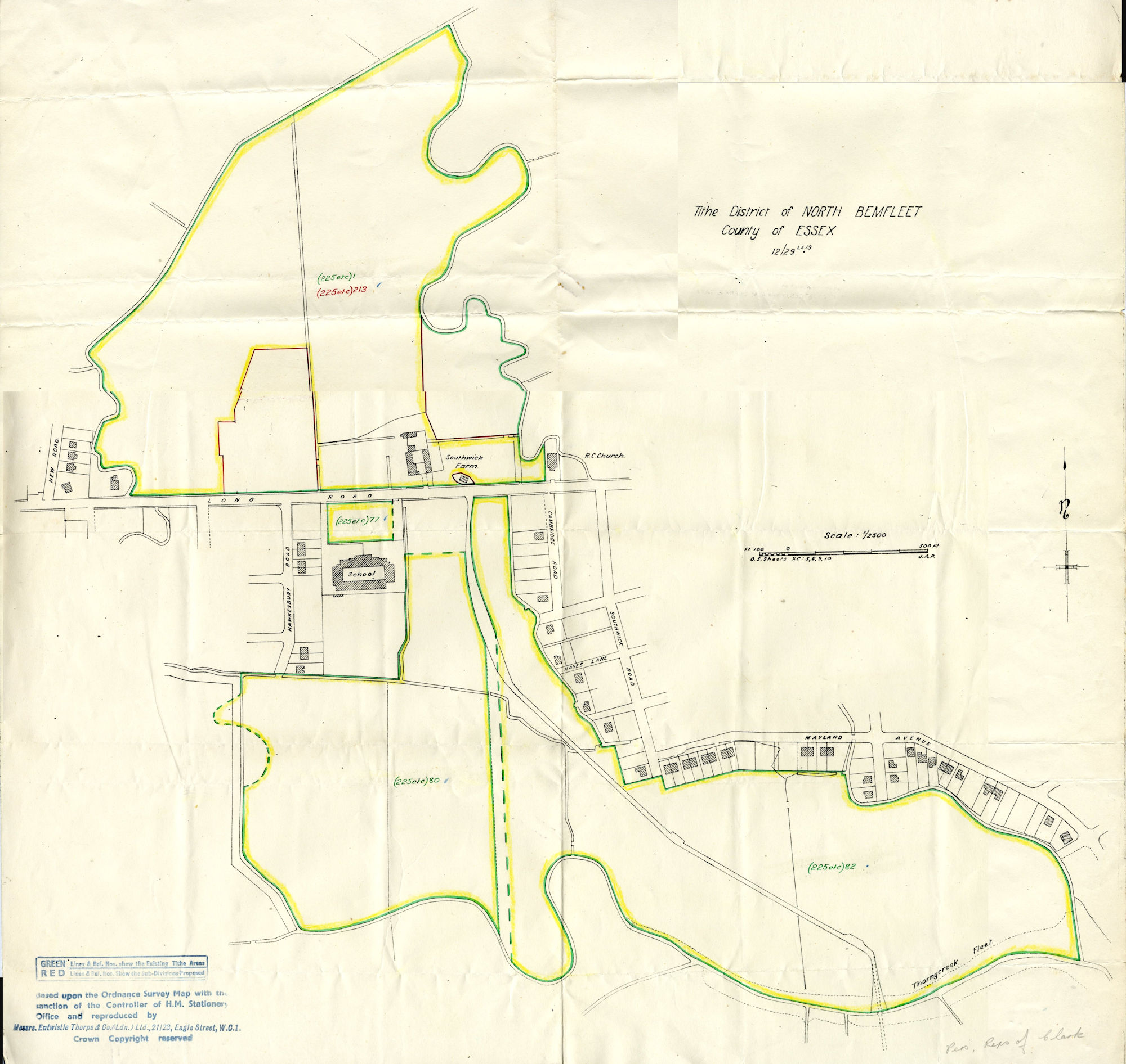 Map Southwick Farm Area Others