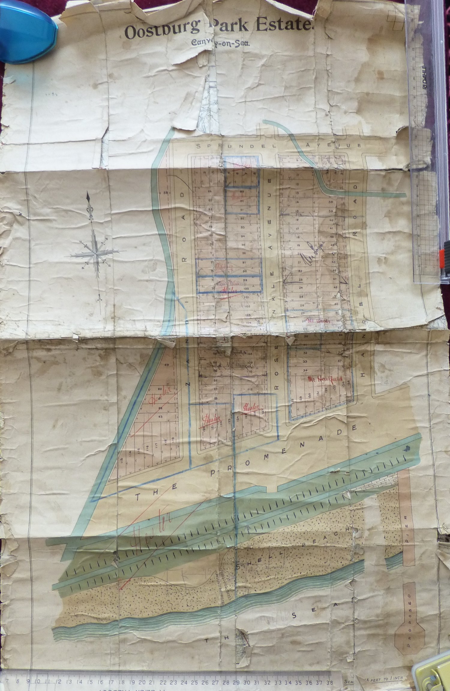 Oostburg Park Estate Hester's Plot Maps