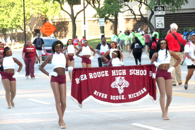 Deadline Detroit Gallery Under a Relentless Sun, Labor Marches