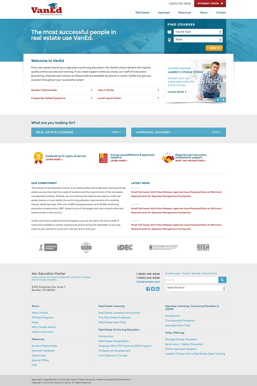 VanEd site Design DD9™